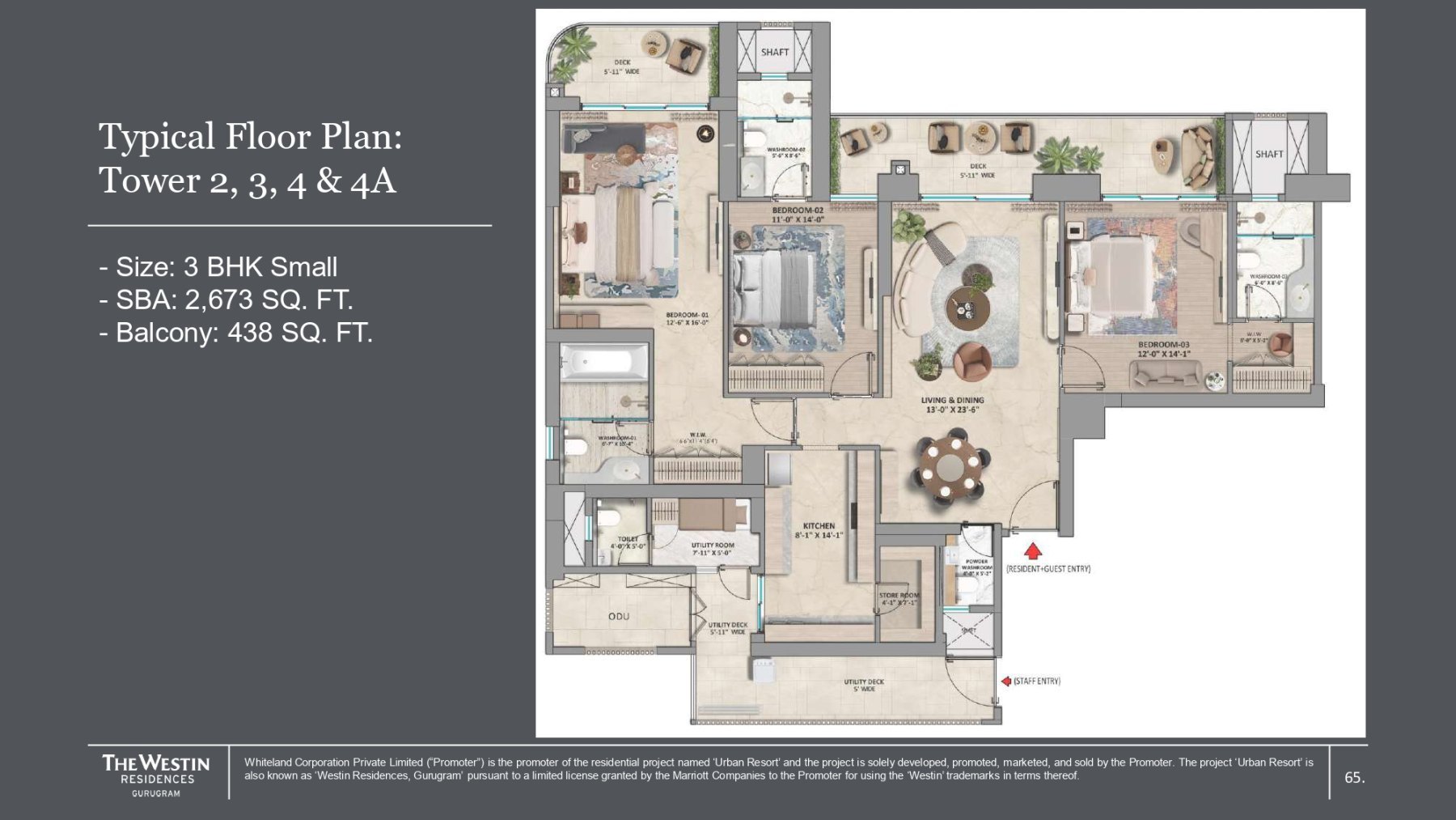 3BHK TYPE 1